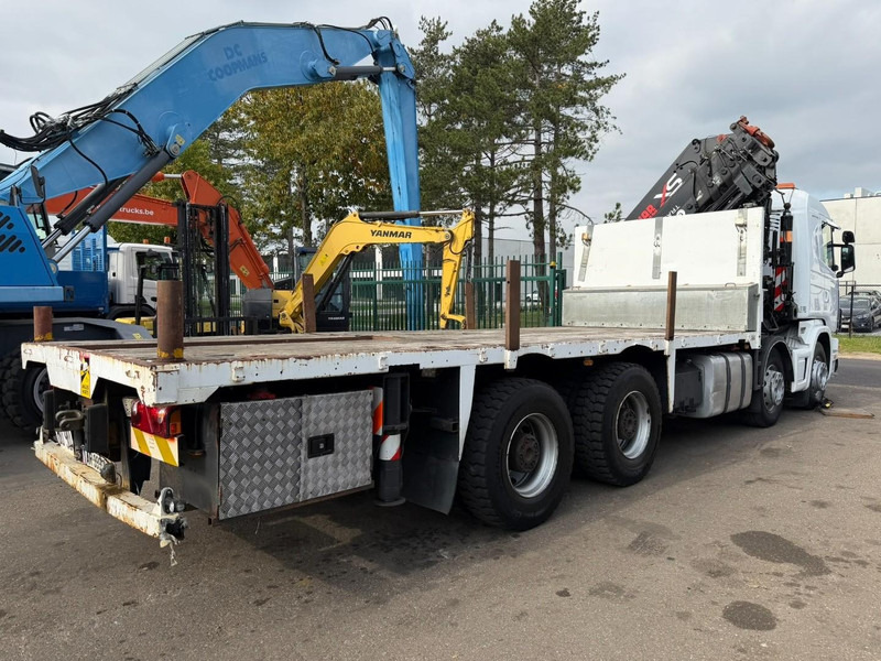 Scania 114C-380 8x4 PRITSCHE + KRAN HIAB 700 E-5 - PLATFORM 6m80 + TWISTLOCKS - MANUAL - RETARDER - STEEL SPRING / BIG AXLE HUB REDUCTION - AP ACHSEN - Vrachtwagen met open laadbak, Kraanwagen: afbeelding 4 Scania 114C-380 8x4 PRITSCHE + KRAN HIAB 700 E-5 - PLATFORM 6m80 + TWISTLOCKS - MANUAL - RETARDER - STEEL SPRING / BIG AXLE HUB REDUCTION - AP ACHSEN - Vrachtwagen met open laadbak, Kraanwagen: afbeelding 4