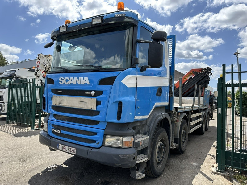 Scania G440 8x4 + (25m!) CRANE PALFINGER PK78002 SH G 8x + WINCH - PLATFORM 6m25 - MANUAL - HUB REDUCTION - STEEL SPRING - EURO 5 - BE TRUCK - Kraanwagen: afbeelding 4 Scania G440 8x4 + (25m!) CRANE PALFINGER PK78002 SH G 8x + WINCH - PLATFORM 6m25 - MANUAL - HUB REDUCTION - STEEL SPRING - EURO 5 - BE TRUCK - Kraanwagen: afbeelding 4
