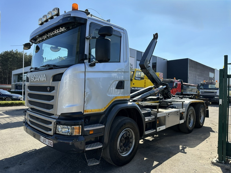 Scania G450 6x4 HOOKLIFT / HAAKSYSTEEM AJK 20T - 5760mm - 3m90 WB - HUB REDUCTION / STEEL SUSPENSION - EURO 6 - BE TRUCK - Haakarmsysteem vrachtwagen: afbeelding 3 Scania G450 6x4 HOOKLIFT / HAAKSYSTEEM AJK 20T - 5760mm - 3m90 WB - HUB REDUCTION / STEEL SUSPENSION - EURO 6 - BE TRUCK - Haakarmsysteem vrachtwagen: afbeelding 3