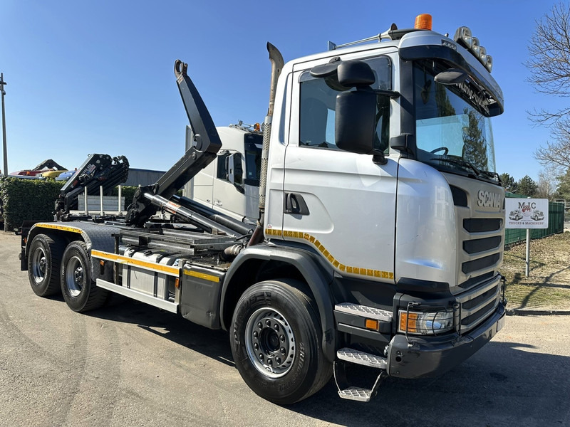 Scania G450 6x4 HOOKLIFT / HAAKSYSTEEM AJK 20T - 5760mm - 3m90 WB - HUB REDUCTION / STEEL SUSPENSION - EURO 6 - BE TRUCK - Haakarmsysteem vrachtwagen: afbeelding 1 Scania G450 6x4 HOOKLIFT / HAAKSYSTEEM AJK 20T - 5760mm - 3m90 WB - HUB REDUCTION / STEEL SUSPENSION - EURO 6 - BE TRUCK - Haakarmsysteem vrachtwagen: afbeelding 1