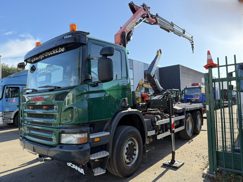 Scania P400 6x4 HOOKLIFT + CRANE PALFINGER PK9001 EH - RETARDER - 5/6F + ROTATOR + RADIO - WB 3m90 - EURO 5 - HUB REDUCTION / SPRING - BE TRUCK - Haakarmsysteem vrachtwagen, Kraanwagen: afbeelding 4 Scania P400 6x4 HOOKLIFT + CRANE PALFINGER PK9001 EH - RETARDER - 5/6F + ROTATOR + RADIO - WB 3m90 - EURO 5 - HUB REDUCTION / SPRING - BE TRUCK - Haakarmsysteem vrachtwagen, Kraanwagen: afbeelding 4
