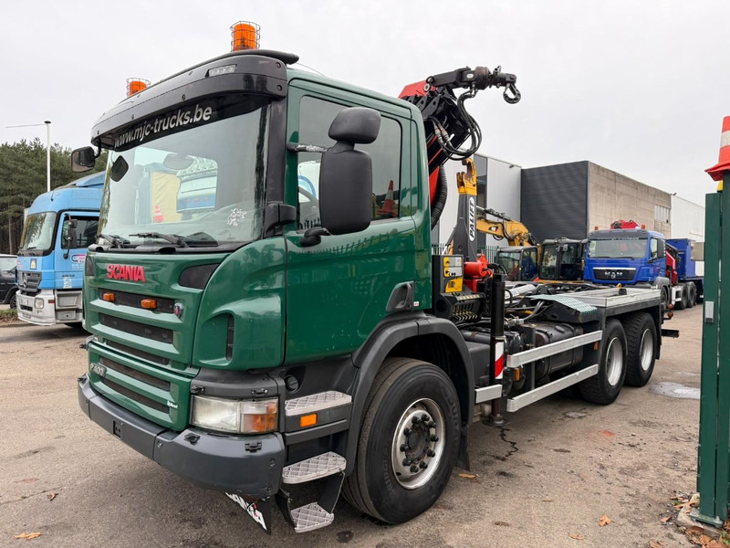 Scania P400 6x4 HOOKLIFT + CRANE PALFINGER PK9001 EH - RETARDER - 5/6F + ROTATOR + RADIO - WB 3m90 - EURO 5 - HUB REDUCTION / SPRING - BE TRUCK - Haakarmsysteem vrachtwagen, Kraanwagen: afbeelding 3 Scania P400 6x4 HOOKLIFT + CRANE PALFINGER PK9001 EH - RETARDER - 5/6F + ROTATOR + RADIO - WB 3m90 - EURO 5 - HUB REDUCTION / SPRING - BE TRUCK - Haakarmsysteem vrachtwagen, Kraanwagen: afbeelding 3