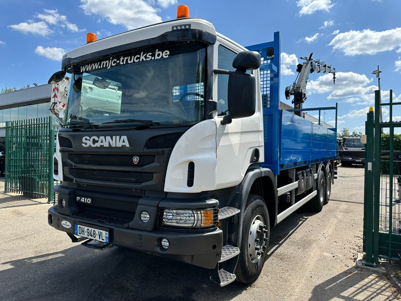 Scania P410 6x4 PRITSCHE + KRAN HIAB 166 ES-4 - RETARDER - ROTATOR - PLATFORM 6m80 - BIG AXLES HUB REDUCTION - STEEL SPRING - Vrachtwagen met open laadbak, Kraanwagen: afbeelding 4 Scania P410 6x4 PRITSCHE + KRAN HIAB 166 ES-4 - RETARDER - ROTATOR - PLATFORM 6m80 - BIG AXLES HUB REDUCTION - STEEL SPRING - Vrachtwagen met open laadbak, Kraanwagen: afbeelding 4