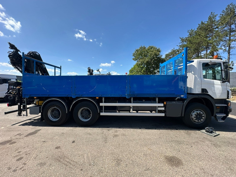 Scania P410 6x4 PRITSCHE + KRAN HIAB 166 ES-4 - RETARDER - ROTATOR - PLATFORM 6m80 - BIG AXLES HUB REDUCTION - STEEL SPRING - Vrachtwagen met open laadbak, Kraanwagen: afbeelding 5 Scania P410 6x4 PRITSCHE + KRAN HIAB 166 ES-4 - RETARDER - ROTATOR - PLATFORM 6m80 - BIG AXLES HUB REDUCTION - STEEL SPRING - Vrachtwagen met open laadbak, Kraanwagen: afbeelding 5