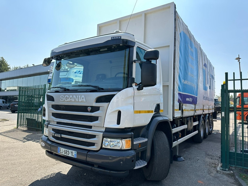 Scania P410 8x4 TRIDEM PRITSCHE PLANE + KRAN HIAB 244 EP-4 HIDUO - RETARDER - LIFT + STEERING AXLE - *327.000km* - RADIO - Schuifzeilen vrachtwagen, Kraanwagen: afbeelding 4 Scania P410 8x4 TRIDEM PRITSCHE PLANE + KRAN HIAB 244 EP-4 HIDUO - RETARDER - LIFT + STEERING AXLE - *327.000km* - RADIO - Schuifzeilen vrachtwagen, Kraanwagen: afbeelding 4