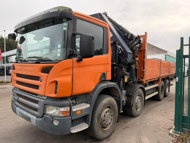 Scania P420 8X4 PRITSCHE + (25m) KRAN HIAB 422 E-5 HIPRO + JIB 100X-4 - RETARDER - *284.000km* - MANUAL - STEEL SPRING - EURO 3 - BE TRUCK - Vrachtwagen met open laadbak, Kraanwagen: afbeelding 3 Scania P420 8X4 PRITSCHE + (25m) KRAN HIAB 422 E-5 HIPRO + JIB 100X-4 - RETARDER - *284.000km* - MANUAL - STEEL SPRING - EURO 3 - BE TRUCK - Vrachtwagen met open laadbak, Kraanwagen: afbeelding 3