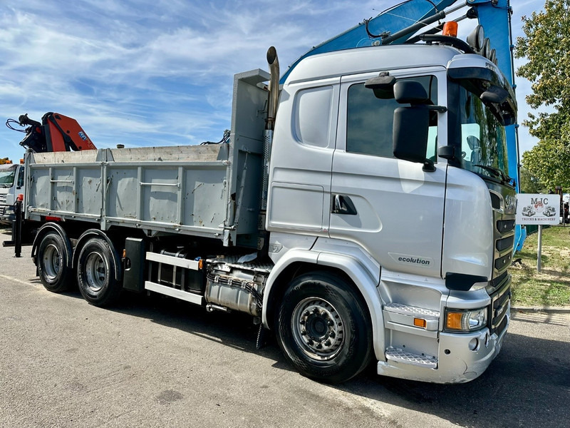 Scania R520 6x4 PRITSCHE + KRAN PALFINGER PK 15002 A - *ZSM + KIPPER* - RETARDER - *FULL AIR* - EUR 6 - BE TRUCK - Vrachtwagen met open laadbak, Kraanwagen: afbeelding 4 Scania R520 6x4 PRITSCHE + KRAN PALFINGER PK 15002 A - *ZSM + KIPPER* - RETARDER - *FULL AIR* - EUR 6 - BE TRUCK - Vrachtwagen met open laadbak, Kraanwagen: afbeelding 4