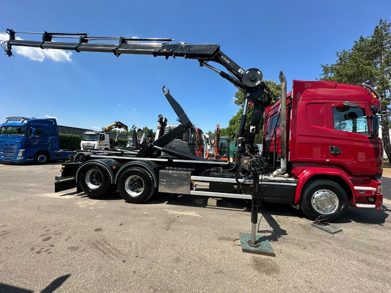 Scania R580 6X2 V8 HOOKLIFT + CRANE HIAB 211 E-4 HIPRO - ROTATOR - RETARDER - ALCOA ALU - RADIO - NL TRUCK - Haakarmsysteem vrachtwagen, Kraanwagen: afbeelding 4 Scania R580 6X2 V8 HOOKLIFT + CRANE HIAB 211 E-4 HIPRO - ROTATOR - RETARDER - ALCOA ALU - RADIO - NL TRUCK - Haakarmsysteem vrachtwagen, Kraanwagen: afbeelding 4