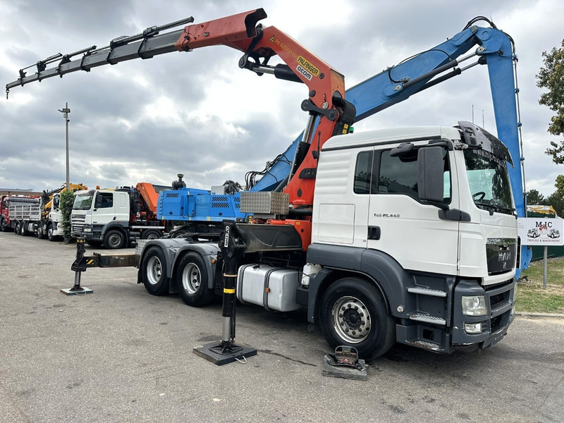 MAN TGS 26.440 6X4 SZM + (22m) KRAN PALFINGER PK62002 E 6x H + 1ME - RETARDER - EURO 5 - BE TRUCK - Trekker: afbeelding 2 MAN TGS 26.440 6X4 SZM + (22m) KRAN PALFINGER PK62002 E 6x H + 1ME - RETARDER - EURO 5 - BE TRUCK - Trekker: afbeelding 2