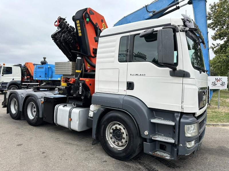 MAN TGS 26.440 6X4 SZM + (22m) KRAN PALFINGER PK62002 E 6x H + 1ME - RETARDER - EURO 5 - BE TRUCK - Trekker: afbeelding 1 MAN TGS 26.440 6X4 SZM + (22m) KRAN PALFINGER PK62002 E 6x H + 1ME - RETARDER - EURO 5 - BE TRUCK - Trekker: afbeelding 1