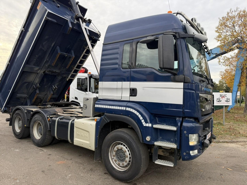 MAN TGS 33.480 6x4 ZSM + KIPPER - WECHSEL / WISSELSYSTEEM / DOUBLE PVA - RETARDER - HUB REDUCTION - BE TRUCK - Trekker: afbeelding 1 MAN TGS 33.480 6x4 ZSM + KIPPER - WECHSEL / WISSELSYSTEEM / DOUBLE PVA - RETARDER - HUB REDUCTION - BE TRUCK - Trekker: afbeelding 1