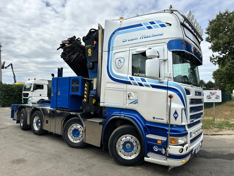 Scania R500 8x2 ZSM + KRAN 100Tm! PALFINGER PK100002 G 8x + 1 ME - RETARDER - ALCOA DURA BRIGHT - LIFT + STEERING - 5/6 HYDR F - TÜV 05/2026 - TOP CONDITION - Trekker: afbeelding 1 Scania R500 8x2 ZSM + KRAN 100Tm! PALFINGER PK100002 G 8x + 1 ME - RETARDER - ALCOA DURA BRIGHT - LIFT + STEERING - 5/6 HYDR F - TÜV 05/2026 - TOP CONDITION - Trekker: afbeelding 1