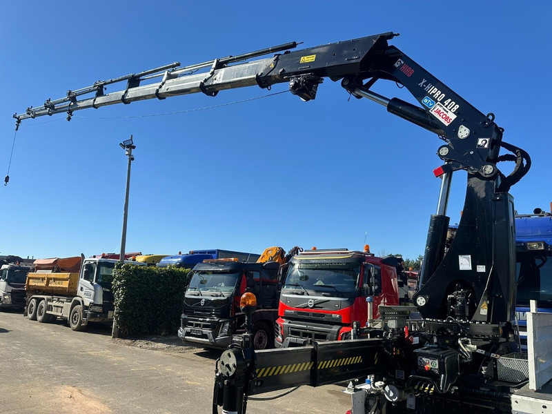Vrachtwagen met open laadbak, Kraanwagen Volvo FH 420 8x4 TRIDEM + KRAAN HIAB 408 E-8 HIPRO + WINCH - 63.000km ONLY - CREWCAB 4 SEATER - PLATFORM 7m - TOP CONDITION: afbeelding 8