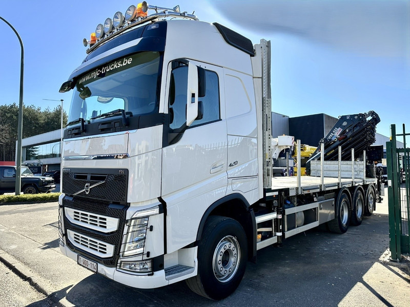 Volvo FH 420 8x4 TRIDEM + KRAAN HIAB 408 E-8 HIPRO + WINCH - 63.000km ONLY - CREWCAB 4 SEATER - PLATFORM 7m - TOP CONDITION - Vrachtwagen met open laadbak, Kraanwagen: afbeelding 3 Volvo FH 420 8x4 TRIDEM + KRAAN HIAB 408 E-8 HIPRO + WINCH - 63.000km ONLY - CREWCAB 4 SEATER - PLATFORM 7m - TOP CONDITION - Vrachtwagen met open laadbak, Kraanwagen: afbeelding 3