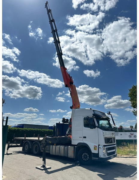 Volvo FH 500 6X2 + CRANE PALFINGER PK50002 E 6x - RETARDER - PLATFORM 6m20 - TWISTLOCKS 20' - 561.000km - EURO 5 - Kraanwagen: afbeelding 4 Volvo FH 500 6X2 + CRANE PALFINGER PK50002 E 6x - RETARDER - PLATFORM 6m20 - TWISTLOCKS 20' - 561.000km - EURO 5 - Kraanwagen: afbeelding 4