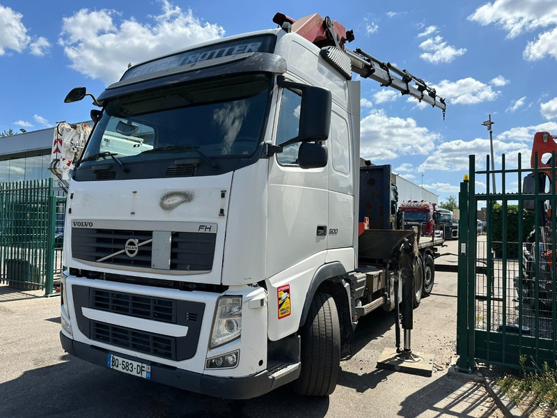 Volvo FH 500 6X2 PRITSCHE + KRAN PALFINGER PK50002 E 5x - RETARDER - PLATFORM 6m20 - TWISTLOCKS 20' - 561.000km - EURO 5 - Vrachtwagen met open laadbak, Kraanwagen: afbeelding 3 Volvo FH 500 6X2 PRITSCHE + KRAN PALFINGER PK50002 E 5x - RETARDER - PLATFORM 6m20 - TWISTLOCKS 20' - 561.000km - EURO 5 - Vrachtwagen met open laadbak, Kraanwagen: afbeelding 3