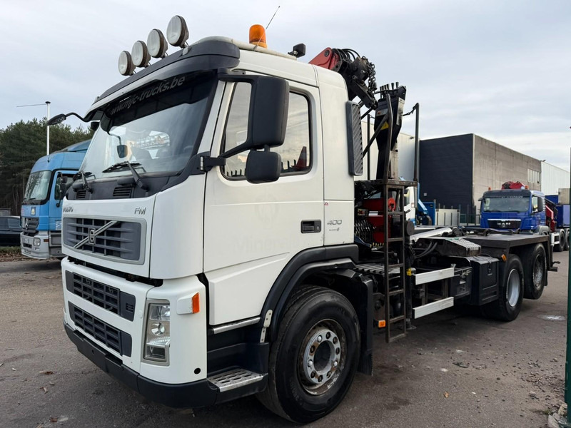 Volvo FM 400 6x2 HOOKLIFT + CRANE PALFINGER PK 15500 B (2x) - 5/6 F - MANUAL - EURO 4 - BE TRUCK - Haakarmsysteem vrachtwagen, Kraanwagen: afbeelding 4 Volvo FM 400 6x2 HOOKLIFT + CRANE PALFINGER PK 15500 B (2x) - 5/6 F - MANUAL - EURO 4 - BE TRUCK - Haakarmsysteem vrachtwagen, Kraanwagen: afbeelding 4