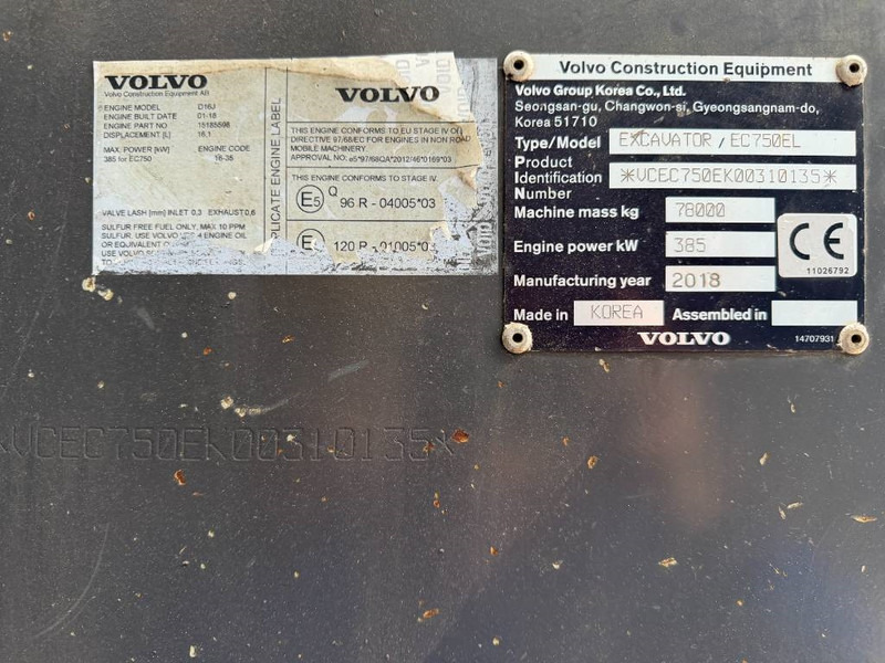 Volvo EC750E L - Rupsgraafmachine: afbeelding 5 Volvo EC750E L - Rupsgraafmachine: afbeelding 5