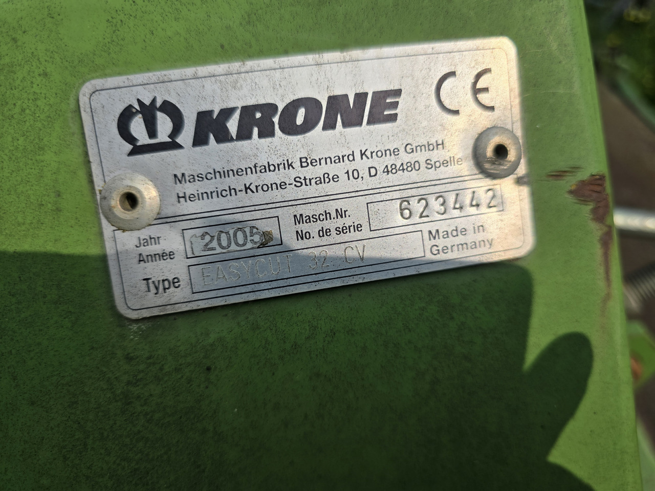 KRONE EASY CUT 32 CV - Maaimachine: afbeelding 3 KRONE EASY CUT 32 CV - Maaimachine: afbeelding 3