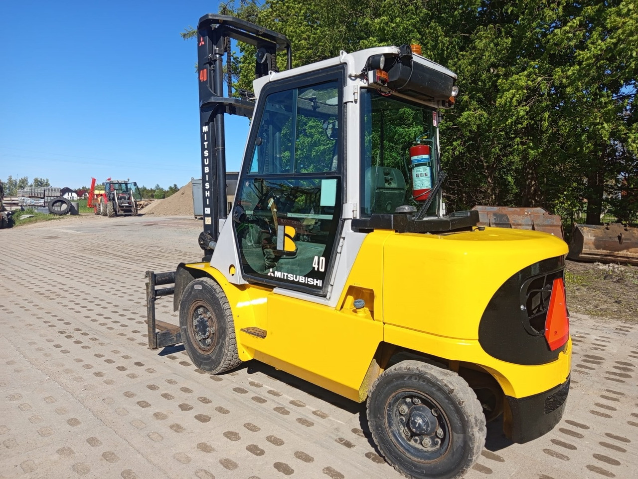 Mitsubishi FD40K - Ruw terrein heftruck: afbeelding 3 Mitsubishi FD40K - Ruw terrein heftruck: afbeelding 3