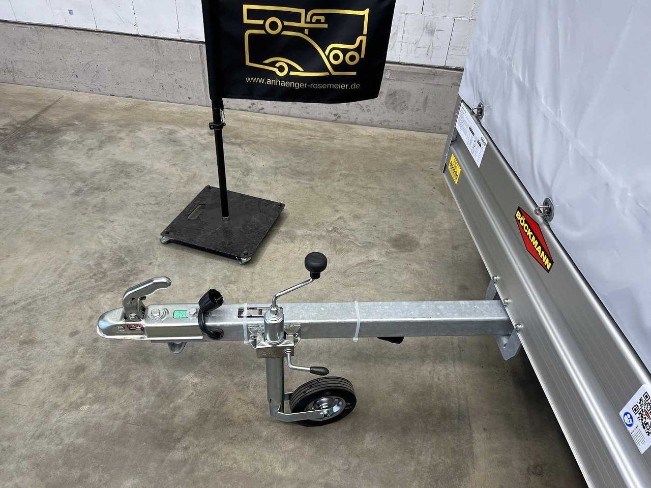 Nieuw Aanhangwagen auto BOECKMANN TL-AL 2513/75 Plane Kastenanhänger ungebremst: afbeelding 13