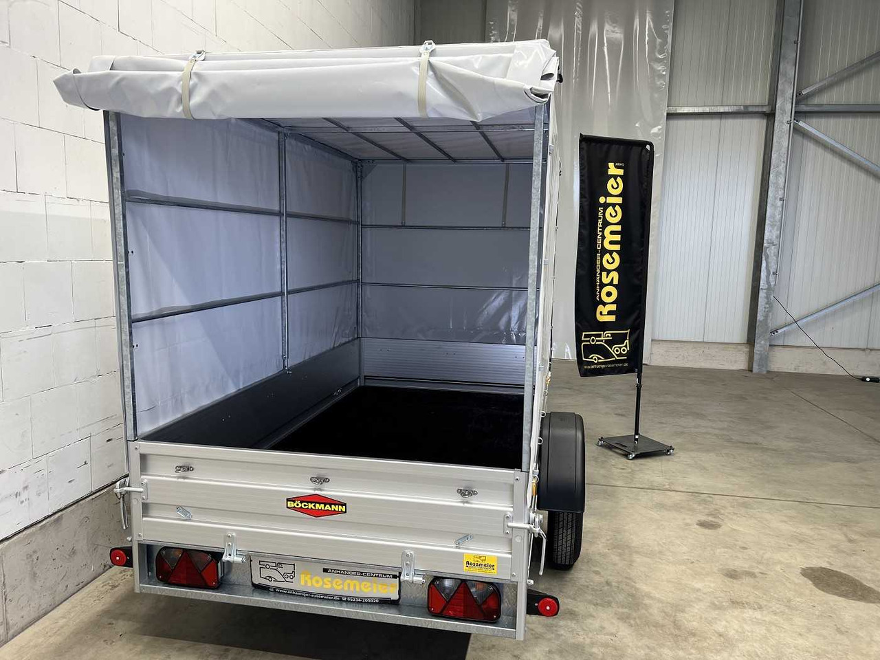 Nieuw Aanhangwagen auto BOECKMANN TL-AL 2513/75 Plane Kastenanhänger ungebremst: afbeelding 6