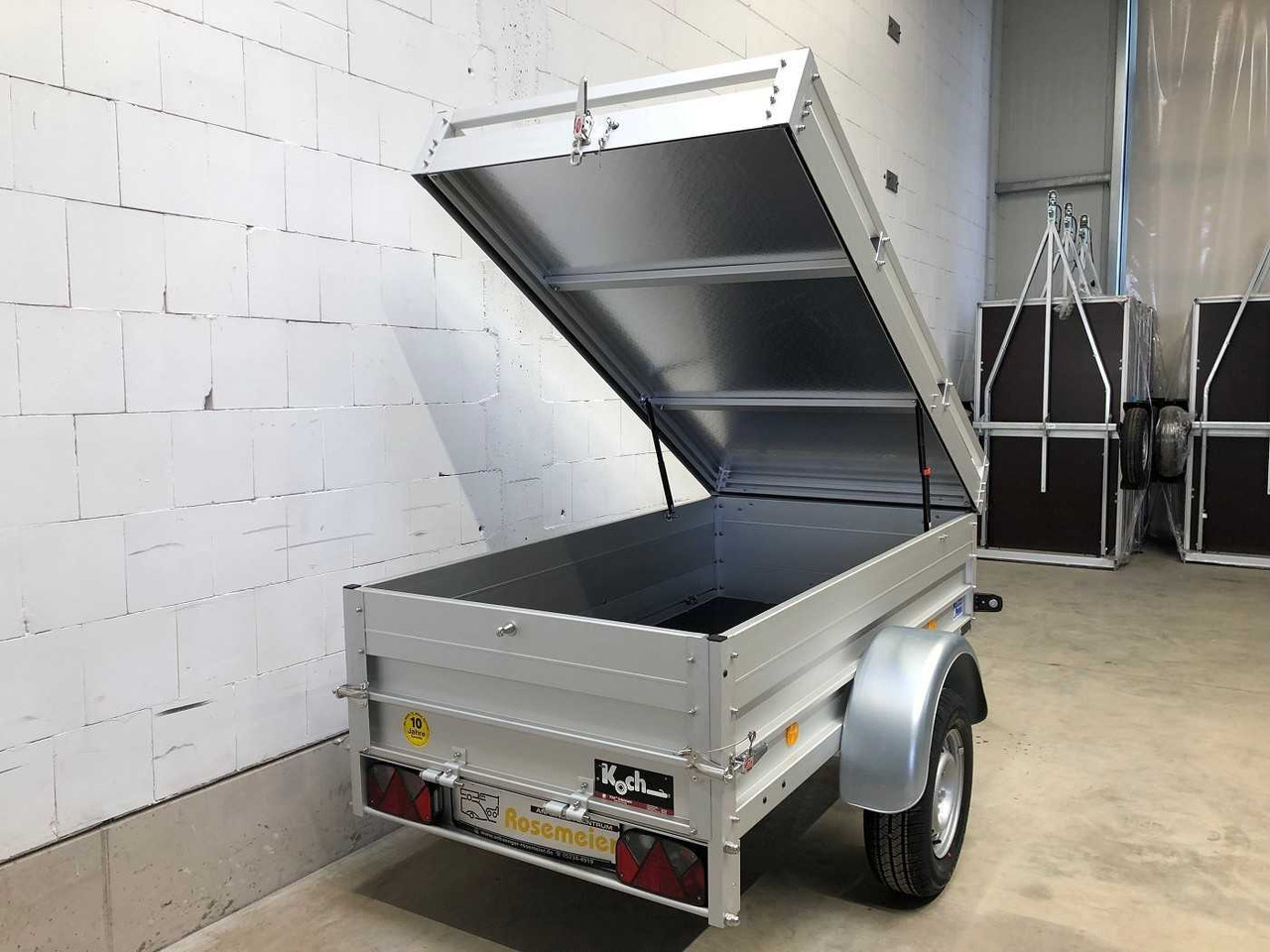 Nieuw Aanhangwagen auto KOCH U2 mit Deckel Deckelanhänger: afbeelding 26