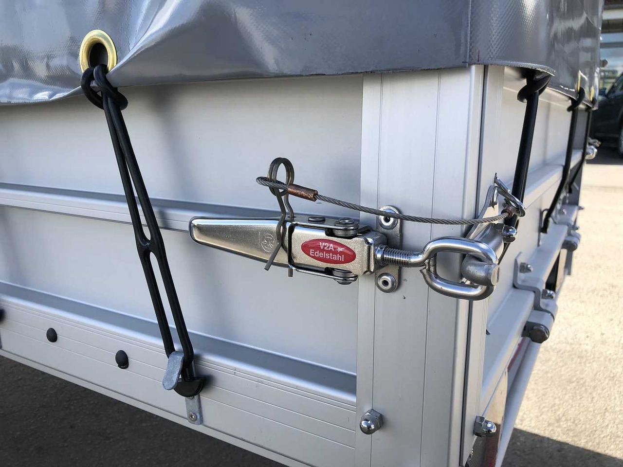 Nieuw Aanhangwagen auto KOCH U4 mit Plane 1500 grau Kastenanhänger ungebremst: afbeelding 14