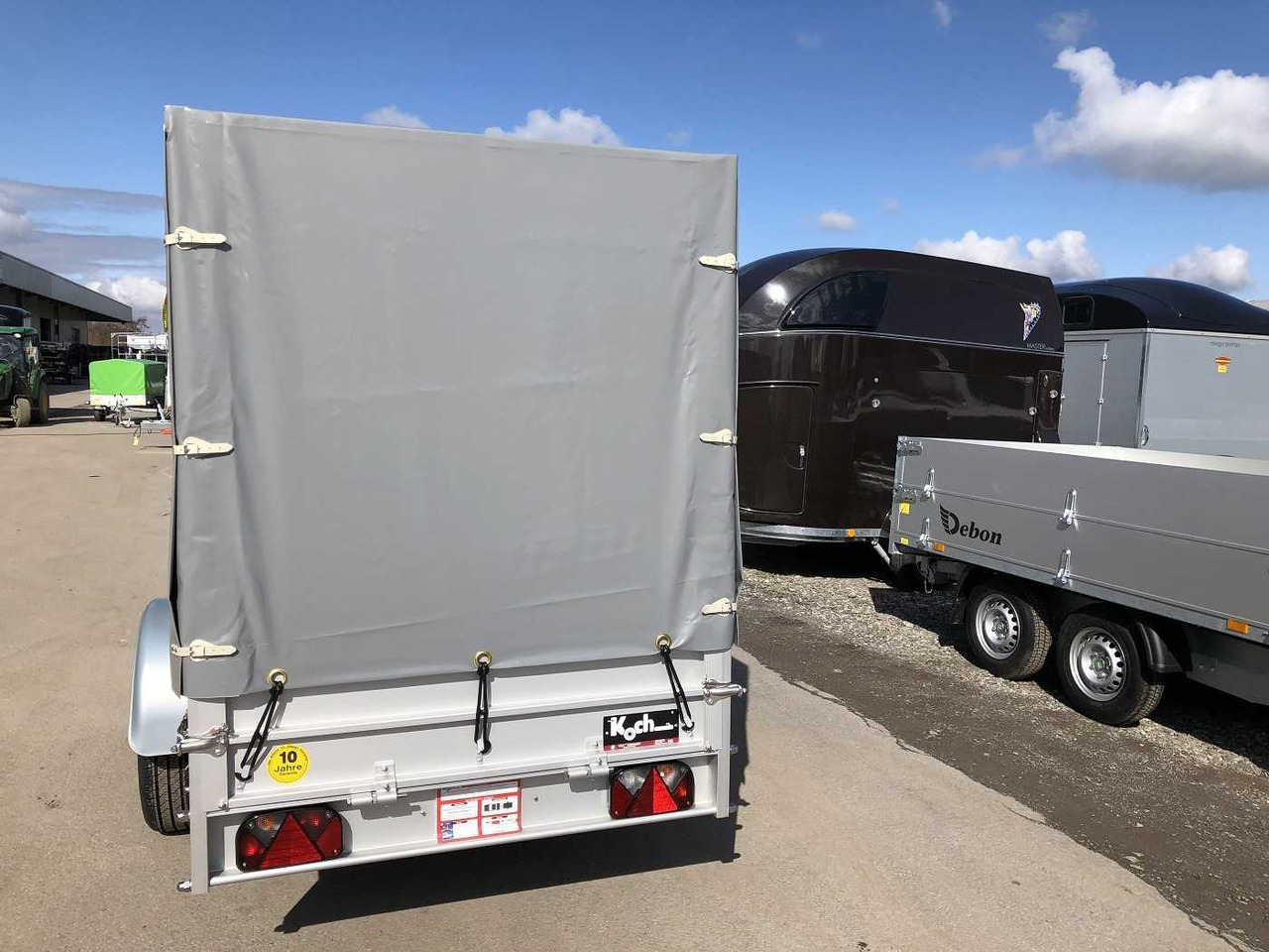 KOCH U4 mit Plane 1500 grau Kastenanhänger ungebremst - Aanhangwagen auto: afbeelding 5 KOCH U4 mit Plane 1500 grau Kastenanhänger ungebremst - Aanhangwagen auto: afbeelding 5