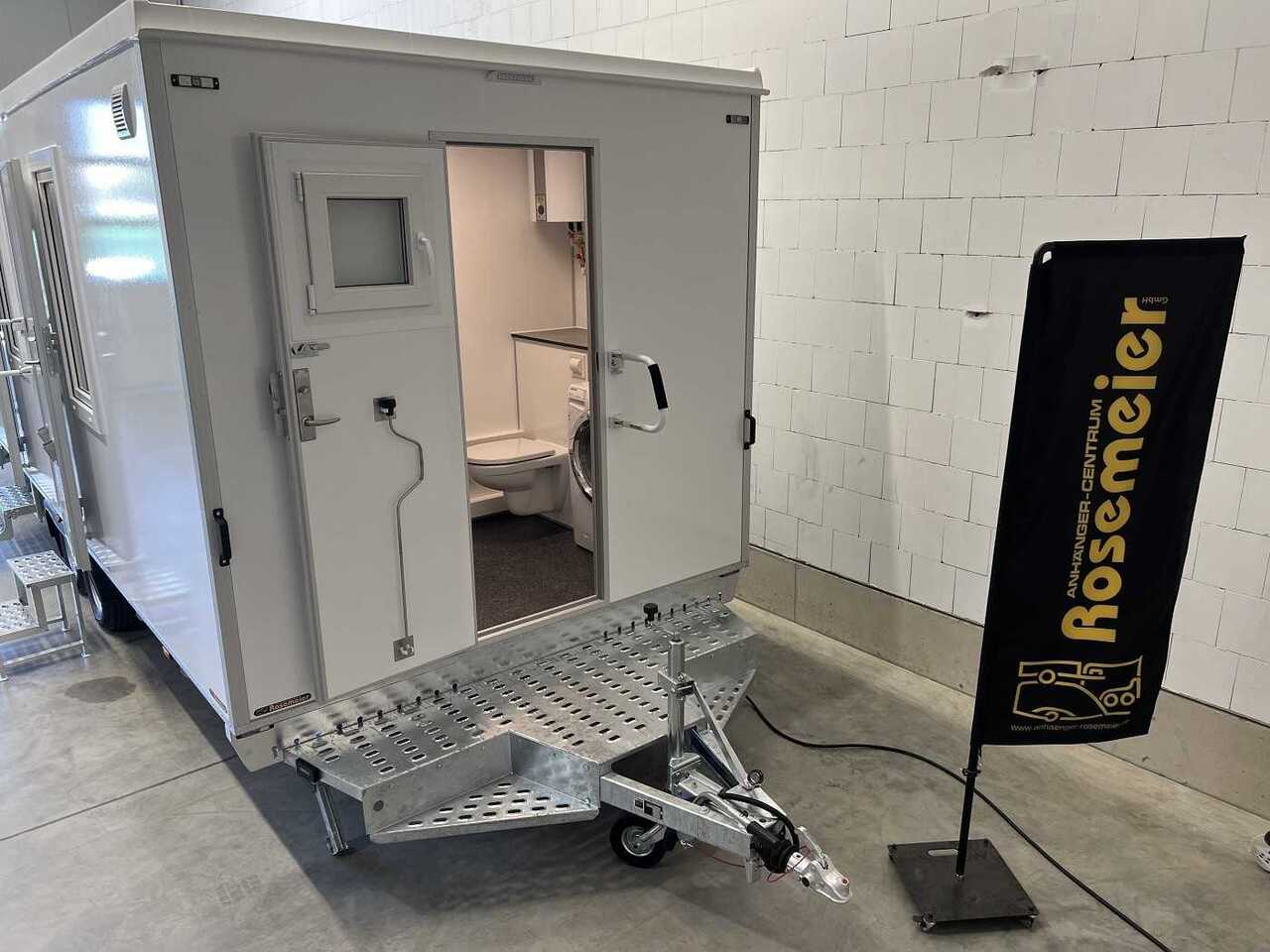 Nieuw Wooncontainer, Aanhangwagen ROSEMEIER EW TA-NO Mannschaftswagen 737 Toilettenanhänger: afbeelding 18