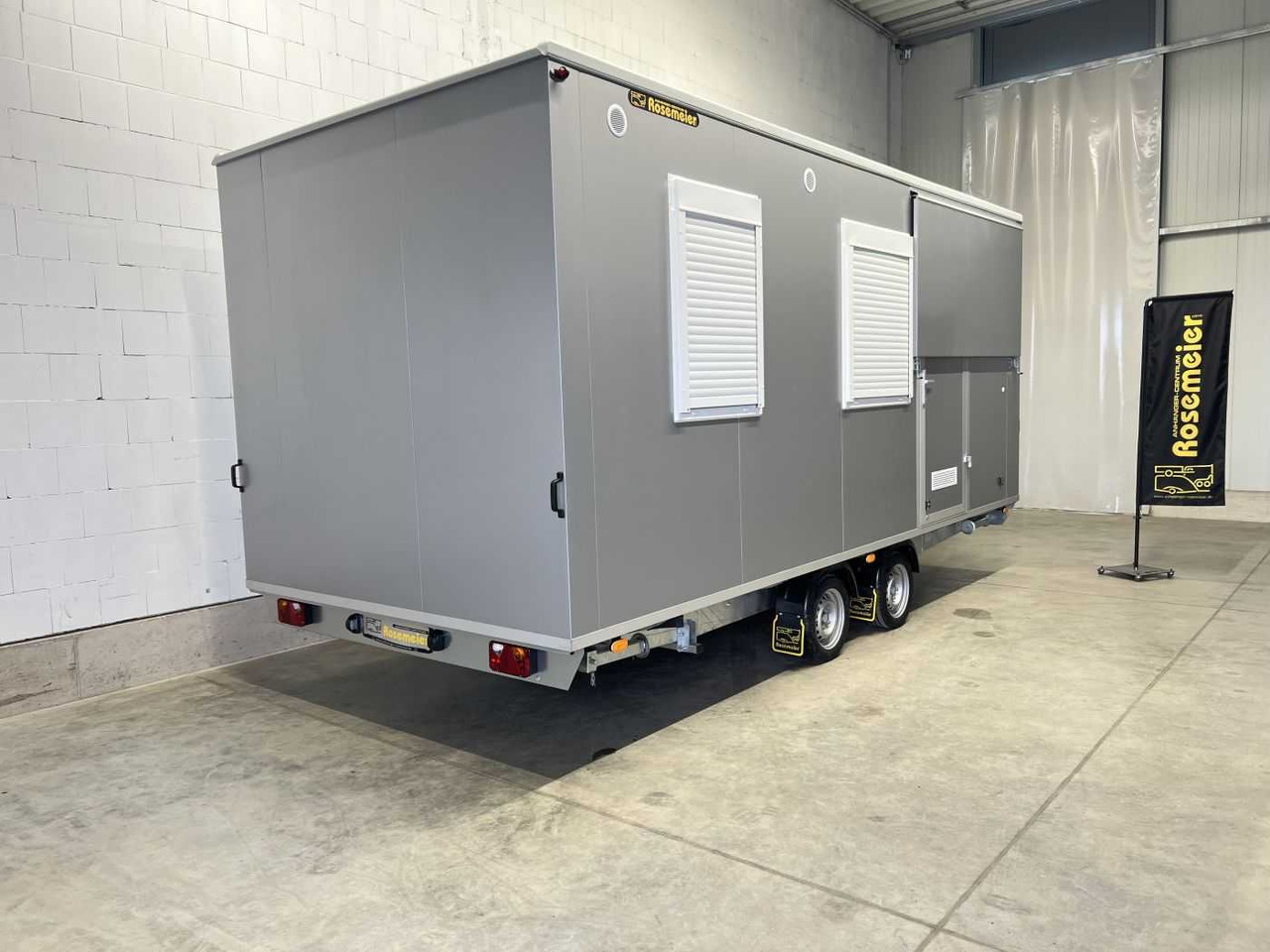 Nieuw Wooncontainer, Aanhangwagen ROSEMEIER VE MOBI 5642 Mannschaftswagen: afbeelding 18