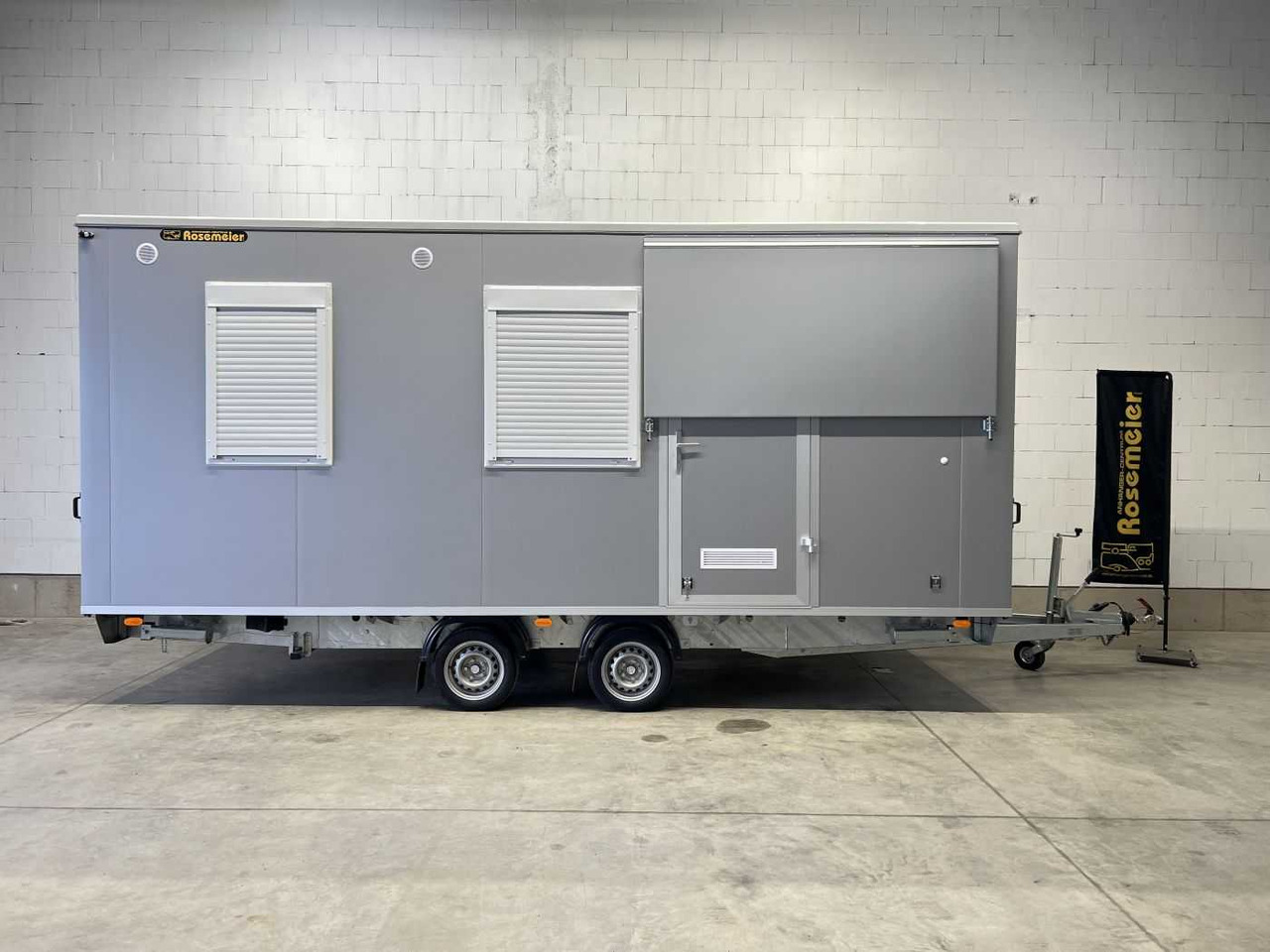 Nieuw Wooncontainer, Aanhangwagen ROSEMEIER VE MOBI 5642 Mannschaftswagen: afbeelding 17