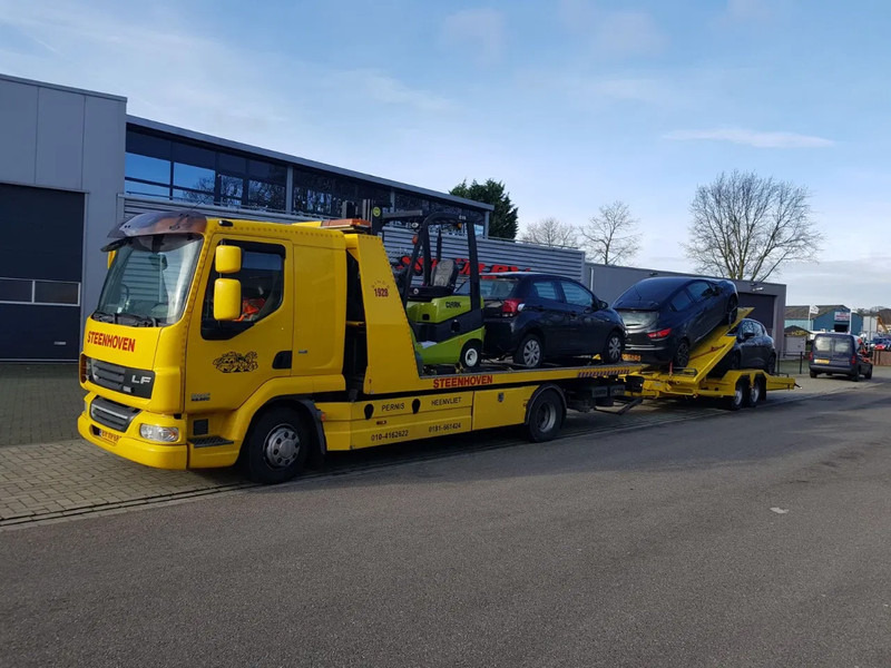 DAF LF 45 LF45-220 Abschelppwagen Falkom mit Anhanger / Schiebeplateau / Brill / Winde / Top Zustand - Autovrachtwagen vrachtwagen: afbeelding 4 DAF LF 45 LF45-220 Abschelppwagen Falkom mit Anhanger / Schiebeplateau / Brill / Winde / Top Zustand - Autovrachtwagen vrachtwagen: afbeelding 4