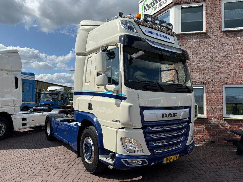 DAF CF 410 CF410 4X2 Spacecab / Alcoa / Skirts / Low KM / Holland Truck!!!!!!! - Trekker: afbeelding 1 DAF CF 410 CF410 4X2 Spacecab / Alcoa / Skirts / Low KM / Holland Truck!!!!!!! - Trekker: afbeelding 1