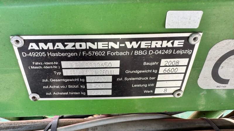 Amazone Cirrus 4001 Special - Zaaimachine: afbeelding 2 Amazone Cirrus 4001 Special - Zaaimachine: afbeelding 2