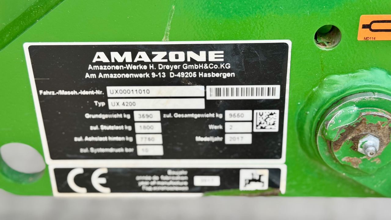 Amazone UX 4200 Special 24m - Veldspuit: afbeelding 3 Amazone UX 4200 Special 24m - Veldspuit: afbeelding 3