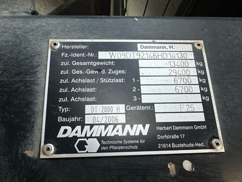 Dammann Trac DT 2000 H - Zelfrijdende veldspuit: afbeelding 2 Dammann Trac DT 2000 H - Zelfrijdende veldspuit: afbeelding 2