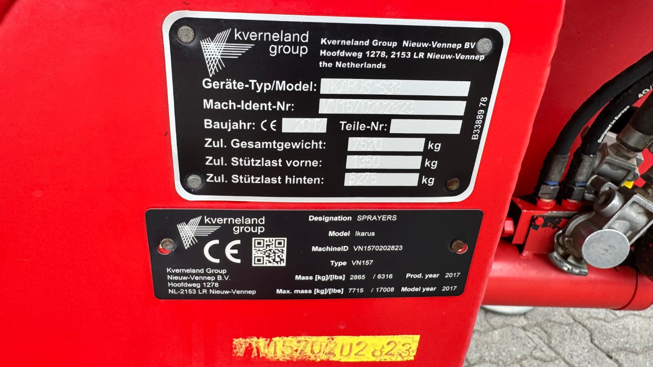 Kverneland Ikarus S38 27m - Veldspuit: afbeelding 3 Kverneland Ikarus S38 27m - Veldspuit: afbeelding 3