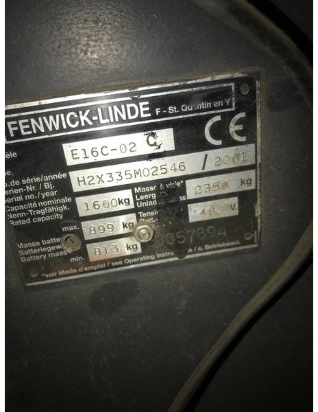 Linde E 16 C-02 - Elektrische heftruck: afbeelding 2 Linde E 16 C-02 - Elektrische heftruck: afbeelding 2