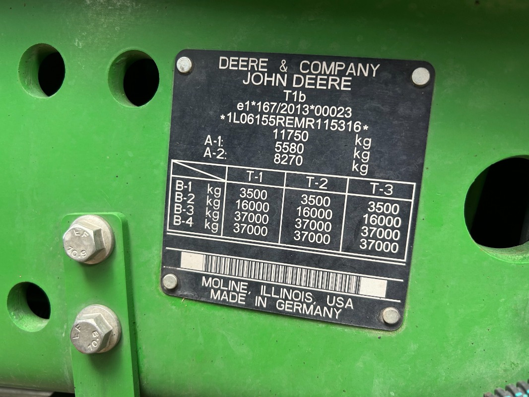 John Deere 6155R - Tractor: afbeelding 4 John Deere 6155R - Tractor: afbeelding 4