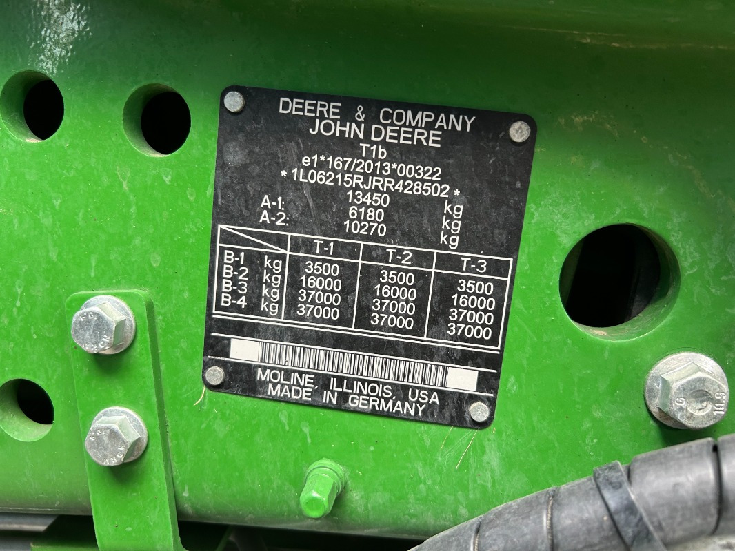 Tractor John Deere 6R 215: afbeelding 20