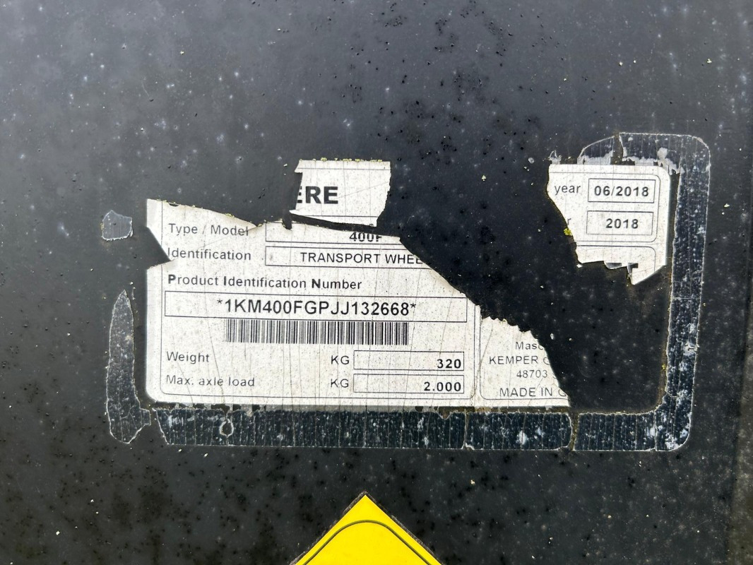 Kemper 400F Zusatzfahrwerk - Maiskolvenplukker: afbeelding 3 Kemper 400F Zusatzfahrwerk - Maiskolvenplukker: afbeelding 3