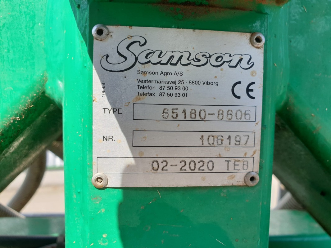Samson TE 8 - Bemestingstechniek: afbeelding 2 Samson TE 8 - Bemestingstechniek: afbeelding 2