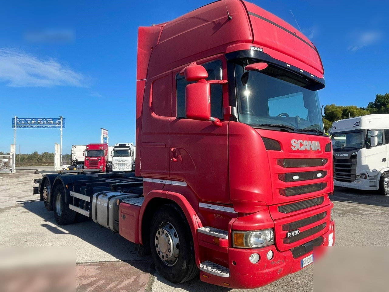 SCANIA R450 - Containertransporter/ Wissellaadbak vrachtwagen: afbeelding 1 SCANIA R450 - Containertransporter/ Wissellaadbak vrachtwagen: afbeelding 1