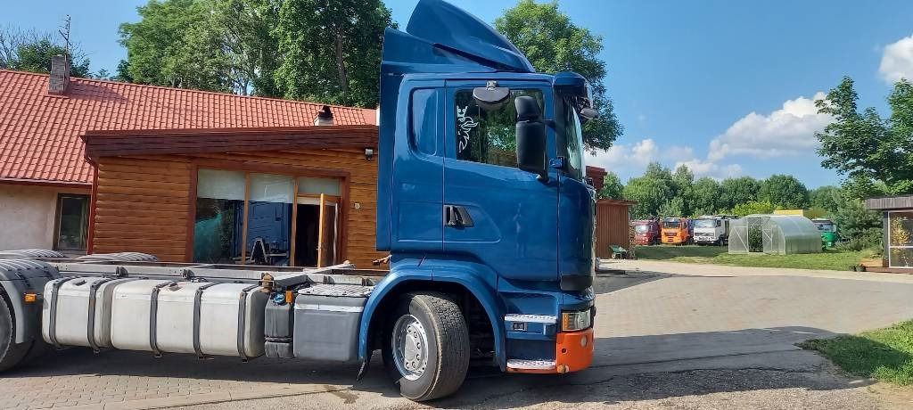 Containertransporter/ Wissellaadbak vrachtwagen Scania R 490 LB, 6x2*4, EURO 6, 360 KW: afbeelding 12