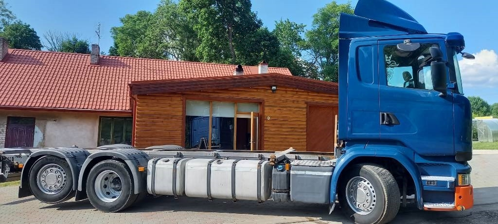 Containertransporter/ Wissellaadbak vrachtwagen Scania R 490 LB, 6x2*4, EURO 6, 360 KW: afbeelding 7