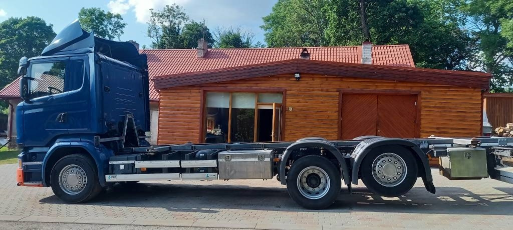 Containertransporter/ Wissellaadbak vrachtwagen Scania R 490 LB, 6x2*4, EURO 6, 360 KW: afbeelding 8