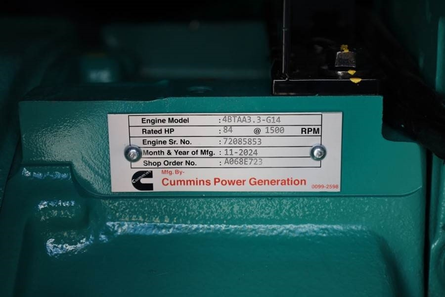 Industrie generator Cummins C66D5EQ Declaration of Conformity, Diesel, 66kVA,: afbeelding 11