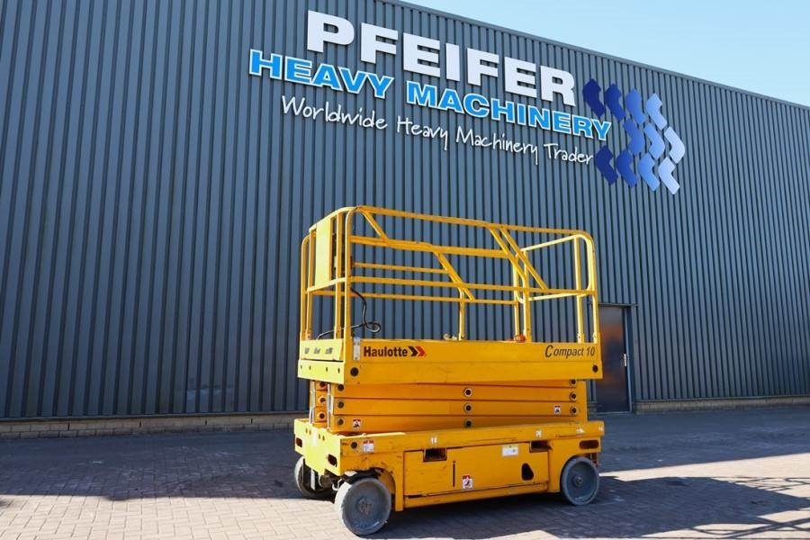 Haulotte Compact 10 Electric, 10m Working Height, 450kg Cap - Schaarlift: afbeelding 1 Haulotte Compact 10 Electric, 10m Working Height, 450kg Cap - Schaarlift: afbeelding 1