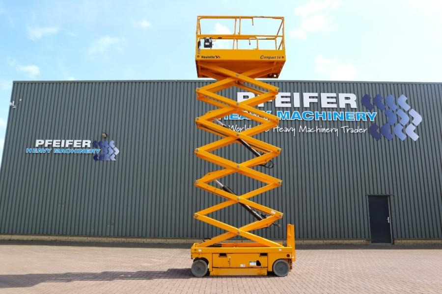 Haulotte Compact 14 Electric, 14m Working Height, 350kg Cap - Schaarlift: afbeelding 3 Haulotte Compact 14 Electric, 14m Working Height, 350kg Cap - Schaarlift: afbeelding 3